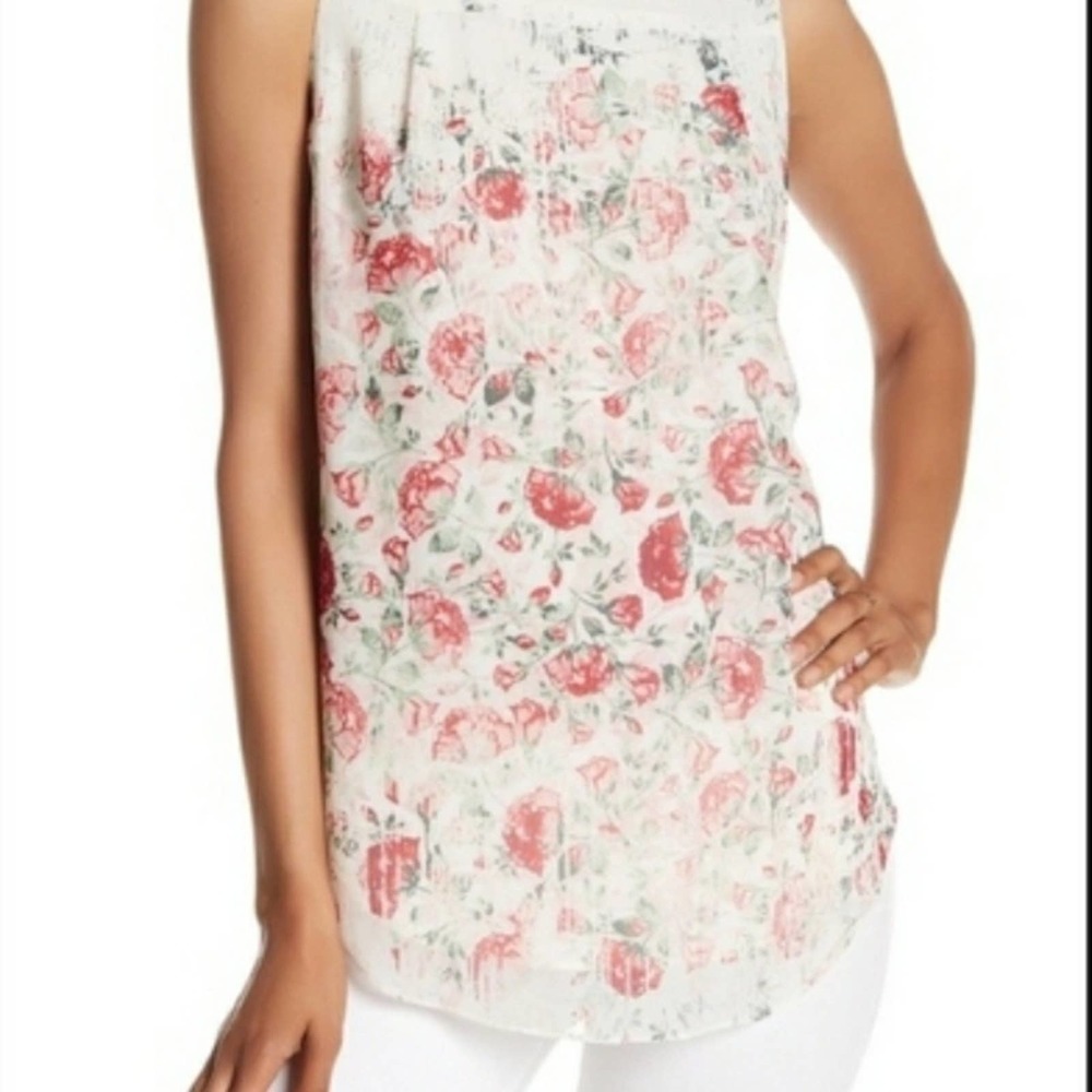 Marchesa Rose Sleeveless Blouse | Tie-Up Neck — image 3 of 5
